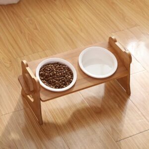 Double Bowl Ceramic Feeder